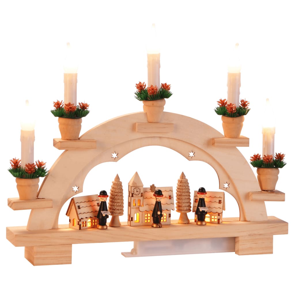 HI Arco de Natal decorativo com iluminação de boas-vindas