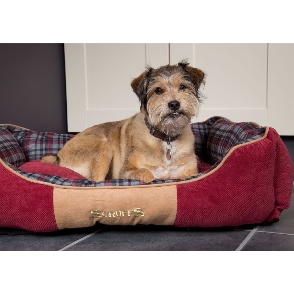 Scruffs Cama para animais de estimação Highland vermelho XL