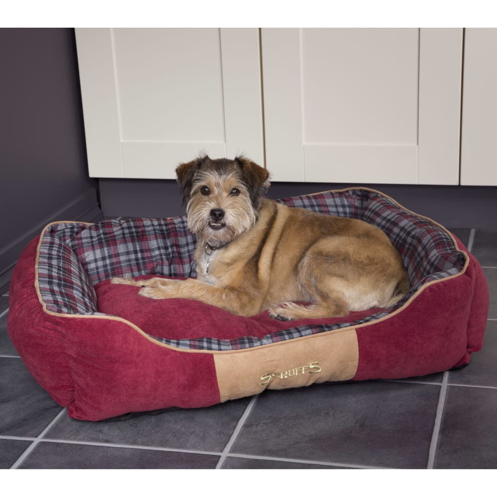 Scruffs Cama para animais de estimação Highland vermelho XL