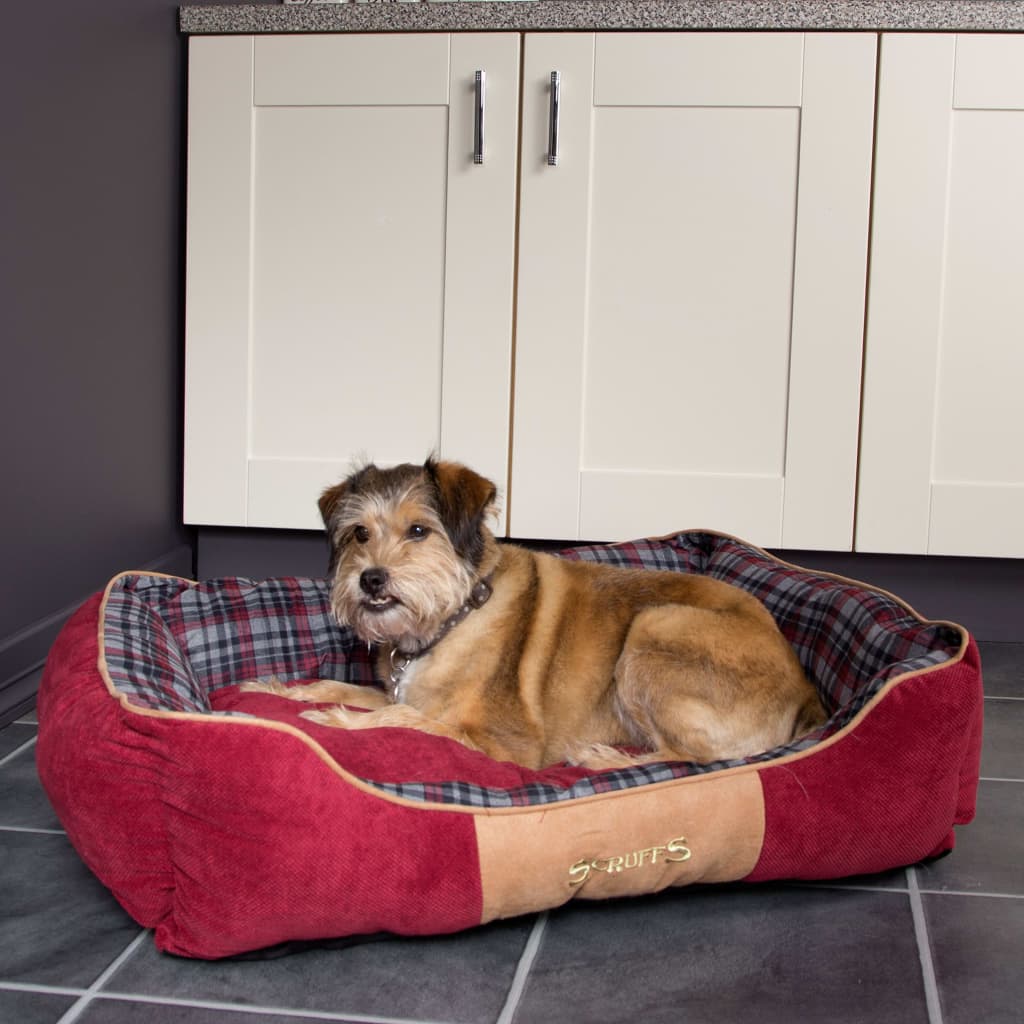 Scruffs Cama para animais de estimação Highland vermelho XL