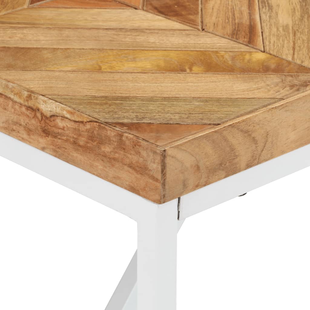 Mesa de jantar 180x90x76 cm madeira acácia maciça e mangueira