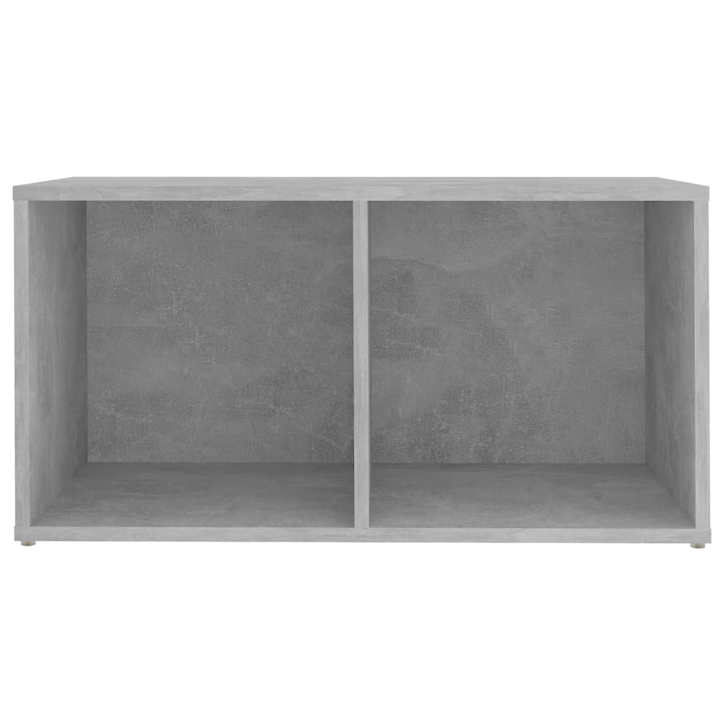 Móveis de TV 2 pcs 72x35x36,5 cm contraplacado cinzento cimento