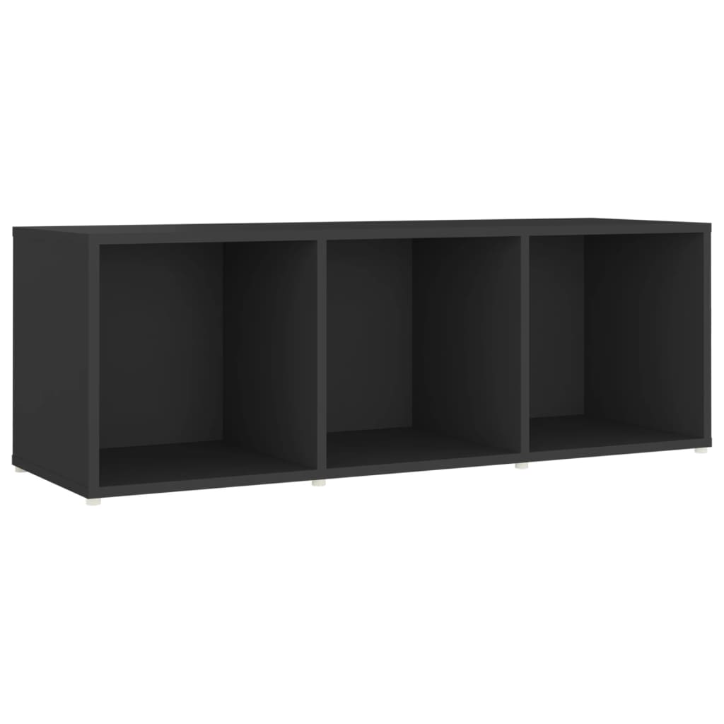 Móveis de TV 2 pcs 107x35x37 cm contraplacado cinzento