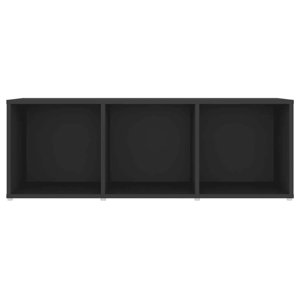 Móveis de TV 2 pcs 107x35x37 cm contraplacado cinzento