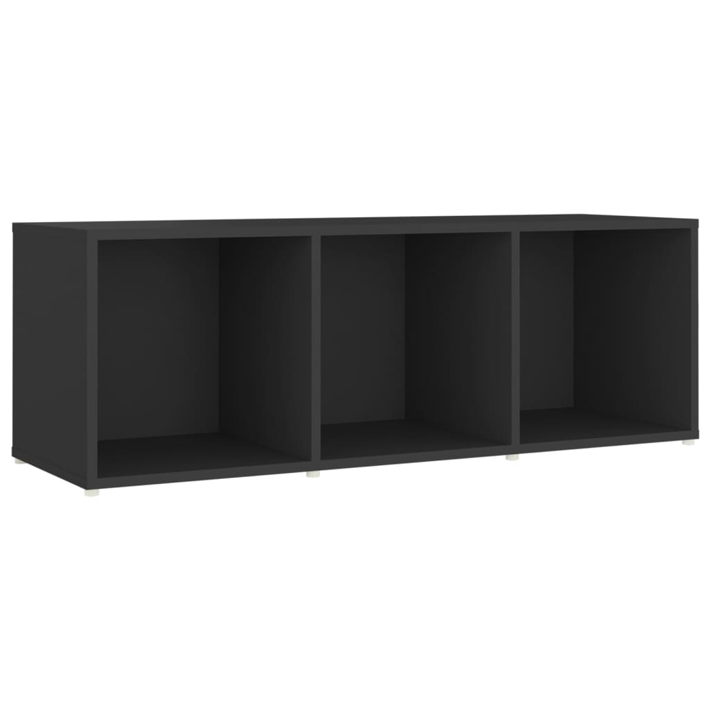 Móveis de TV 2 pcs 107x35x37 cm contraplacado cinzento