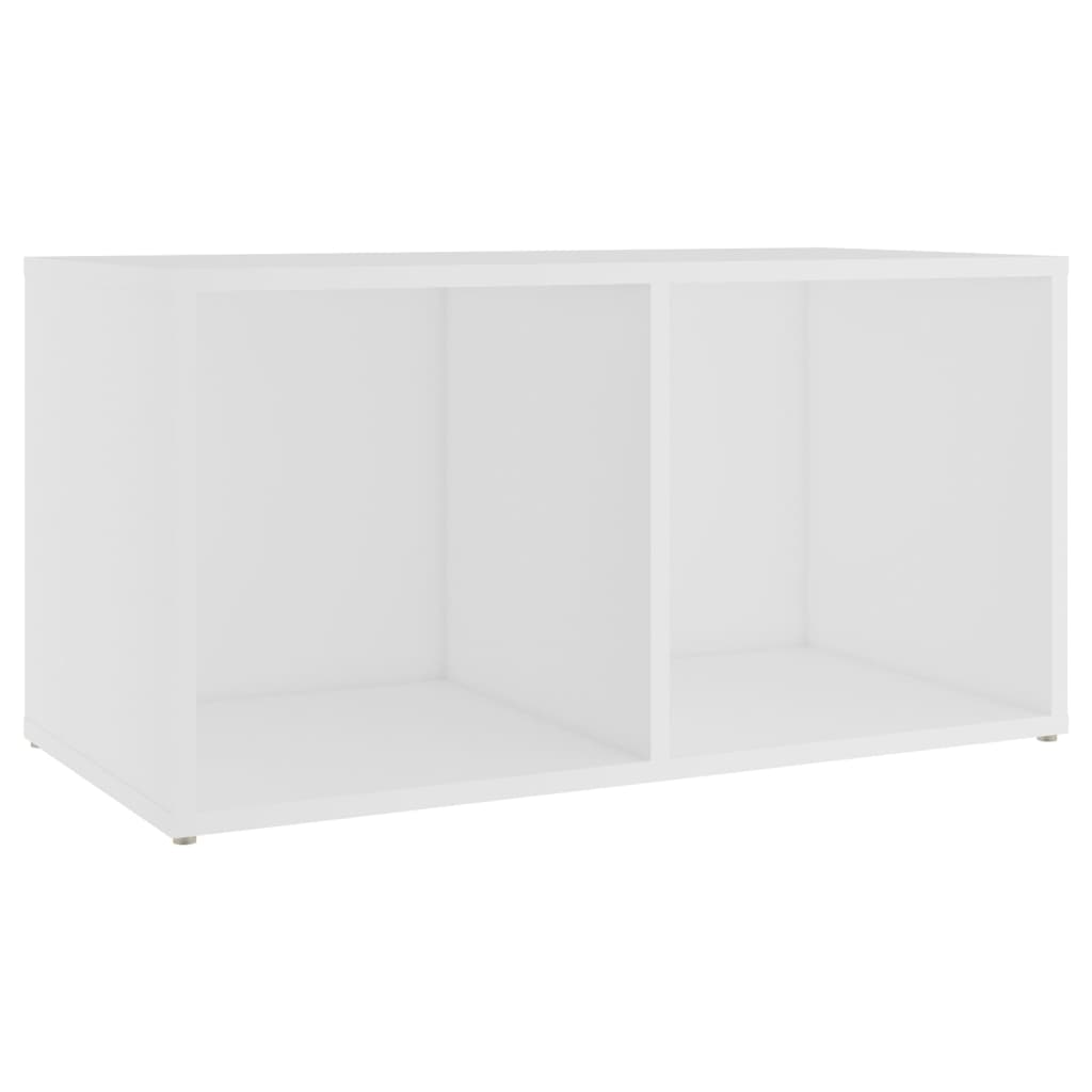 Móveis de TV 2 pcs 72x35x36,5 cm contraplacado branco