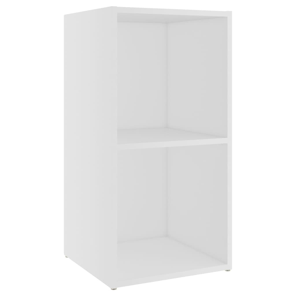 Móveis de TV 2 pcs 72x35x36,5 cm contraplacado branco