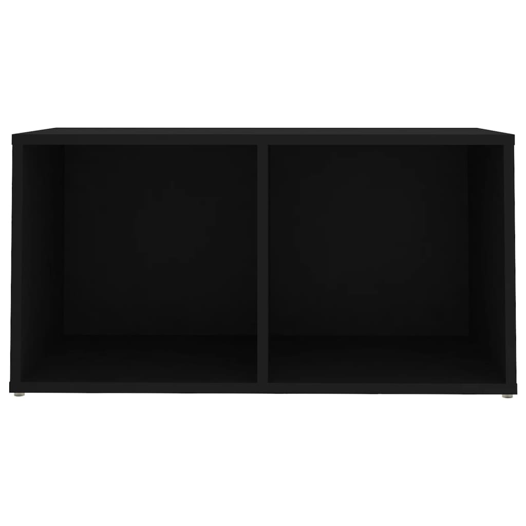 Móveis de TV 2 pcs 72x35x36,5 cm contraplacado preto