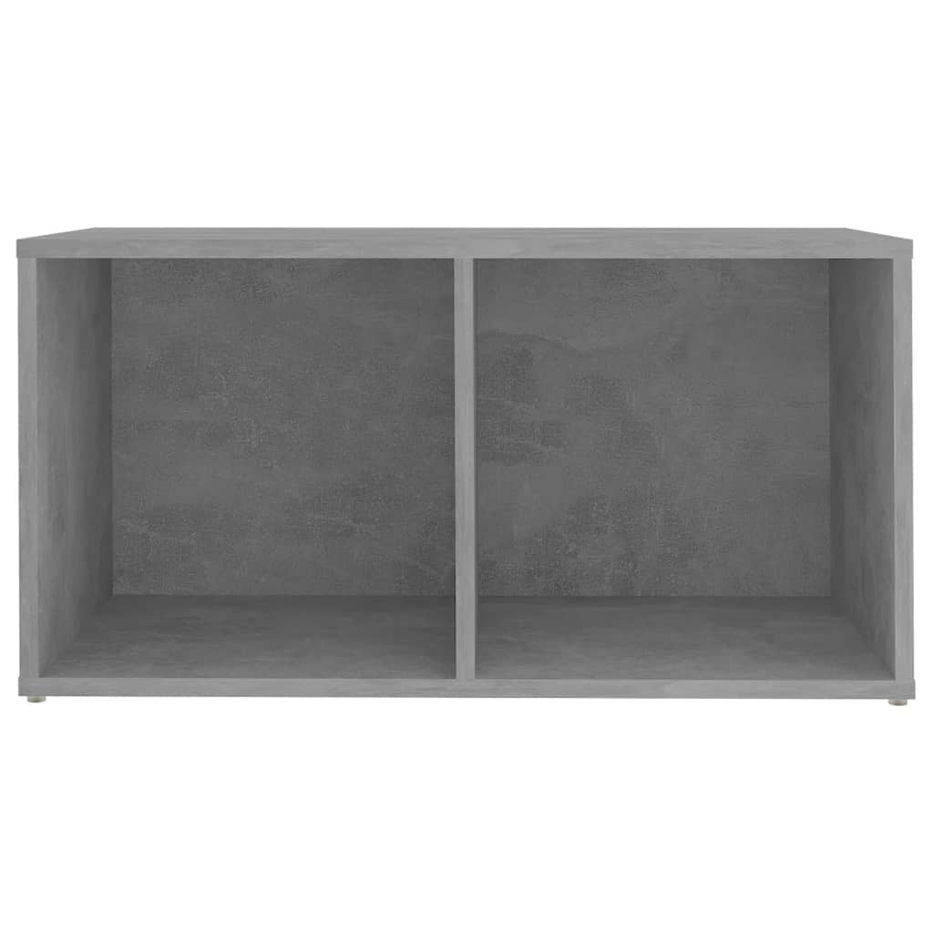 Móveis de TV 2 pcs 72x35x36,5 cm contraplacado cinzento cimento