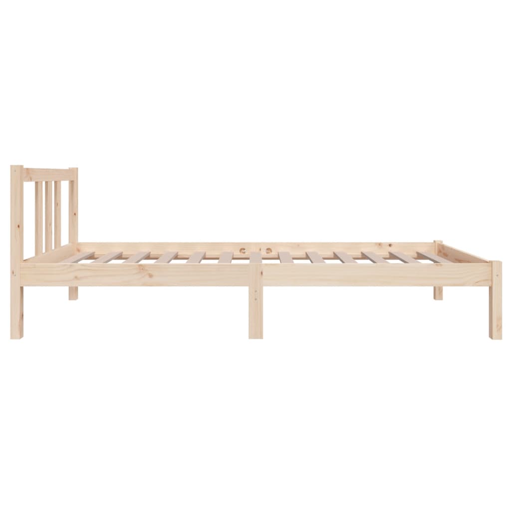 Estrutura de cama pequena solteiro 75x190 cm madeira maciça