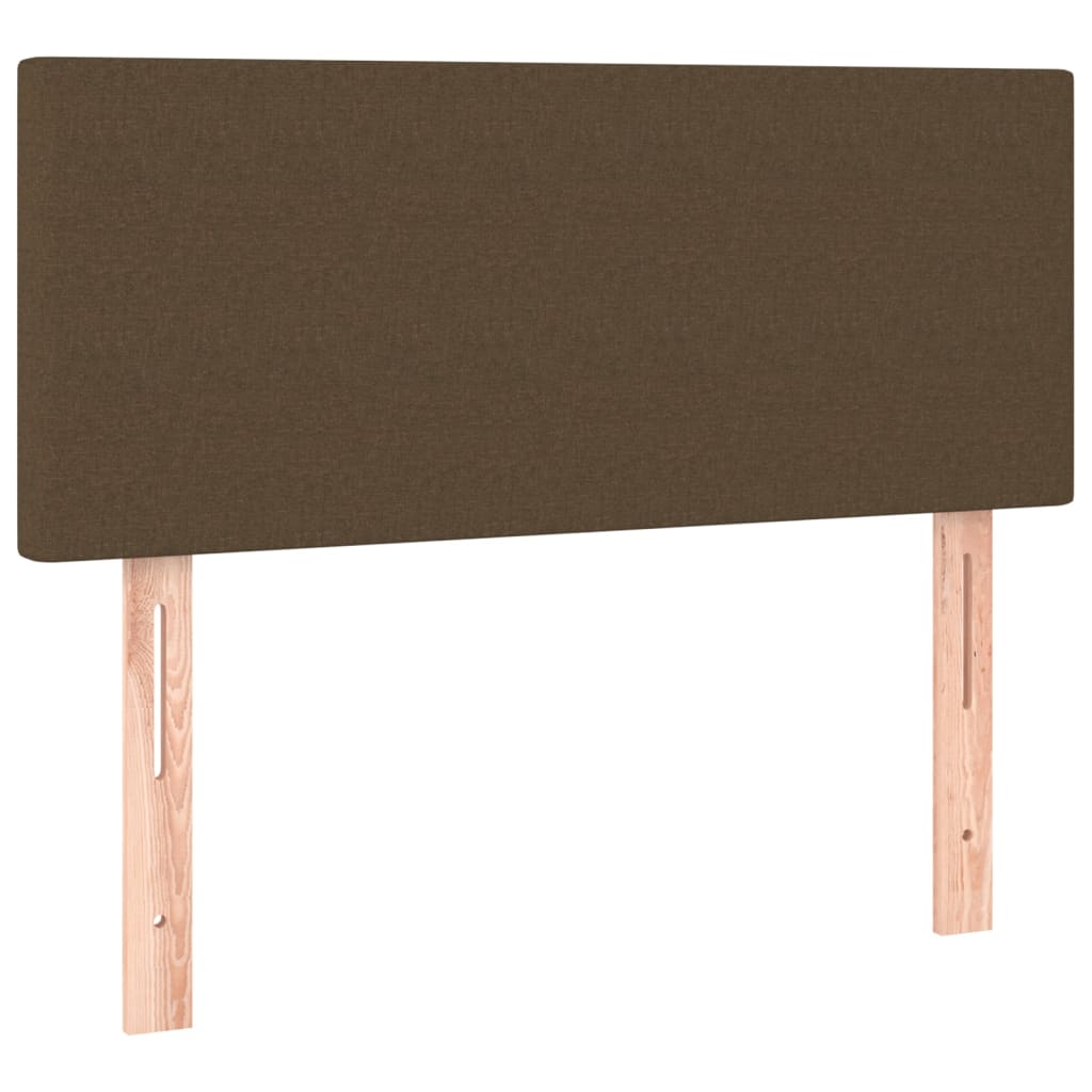 Cabeceira de cama tecido 80x5x78/88 cm castanho