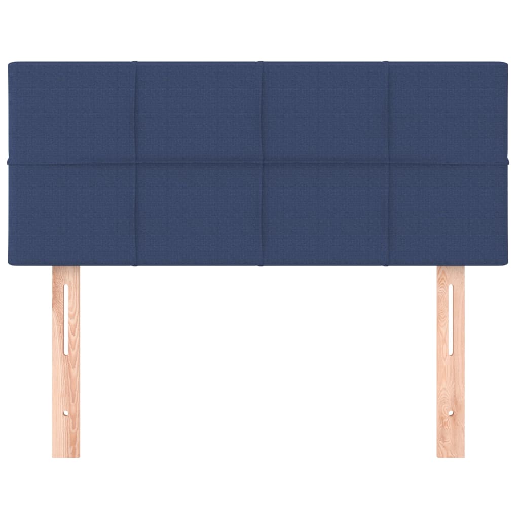 Cabeceira de cama tecido 90x5x78/88 cm azul