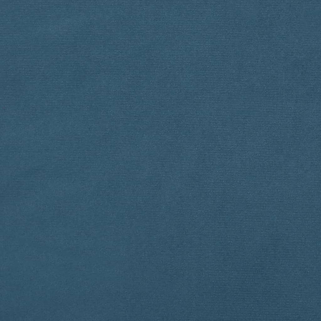 Cabeceira de cama 2 pcs veludo 90x5x78/88 cm azul-escuro