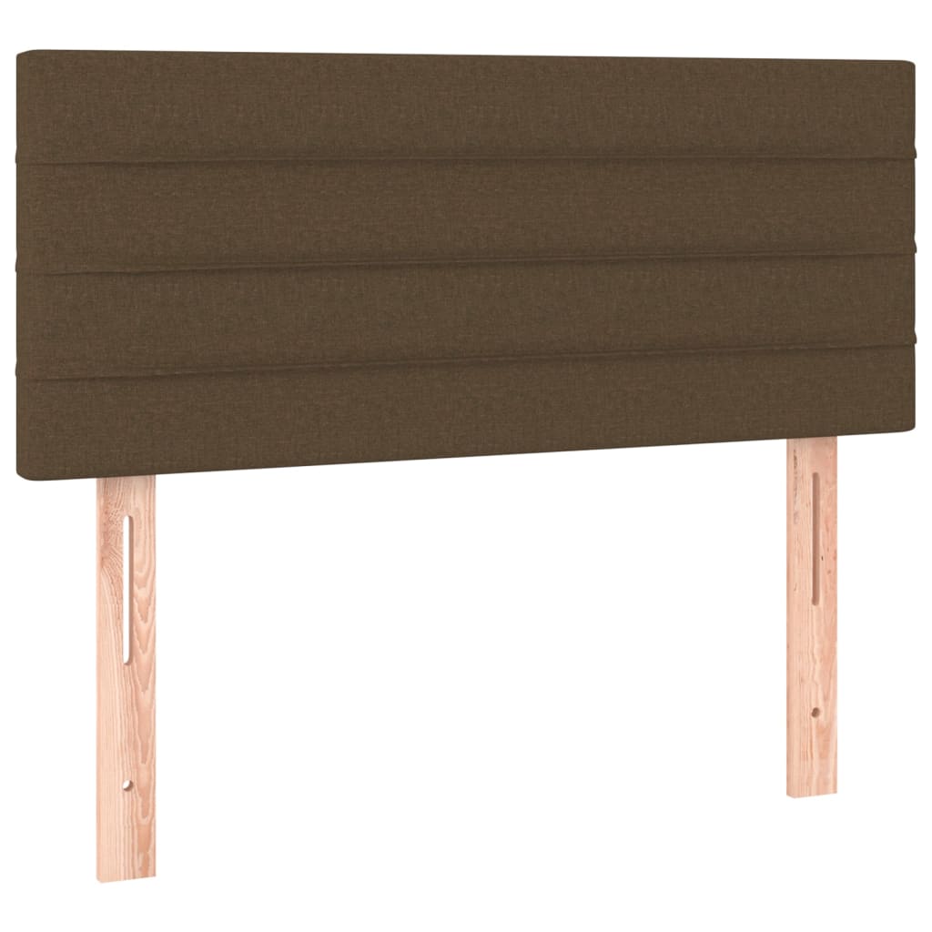 Cabeceira de cama tecido 80x5x78/88 cm castanho