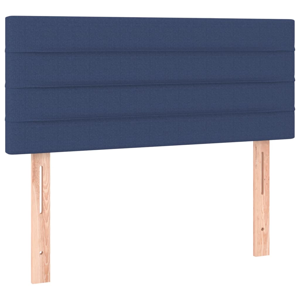 Cabeceira de cama tecido 90x5x78/88 cm azul