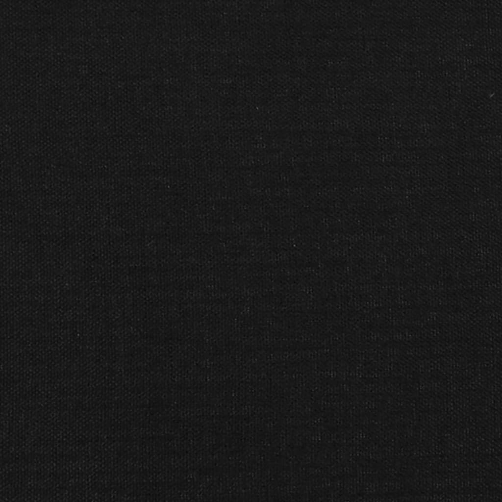 Cabeceira de cama tecido 100x7x78/88 cm preto