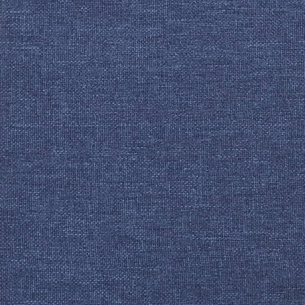 Cabeceira de cama 2 pcs tecido 100x7x78/88 cm azul