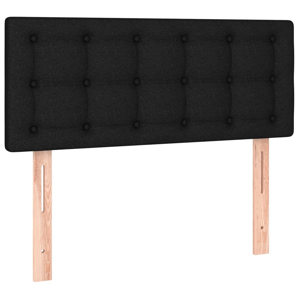 Cabeceira de cama tecido 90x5x78/88 cm preto