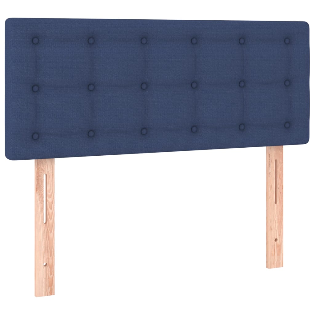 Cabeceira de cama tecido 90x5x78/88 cm azul