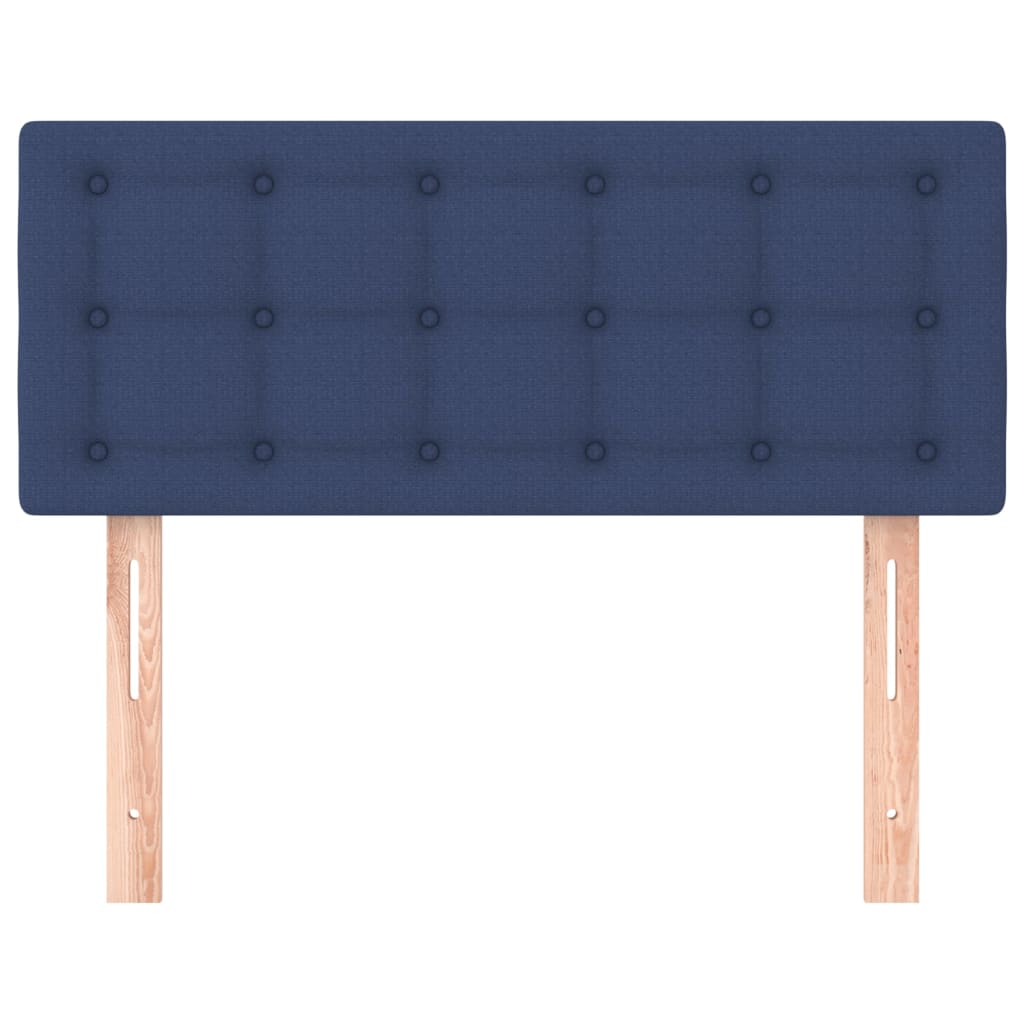 Cabeceira de cama tecido 90x5x78/88 cm azul