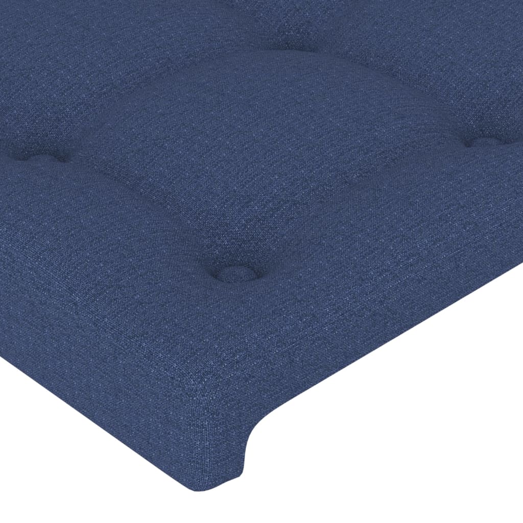 Cabeceira de cama tecido 90x5x78/88 cm azul