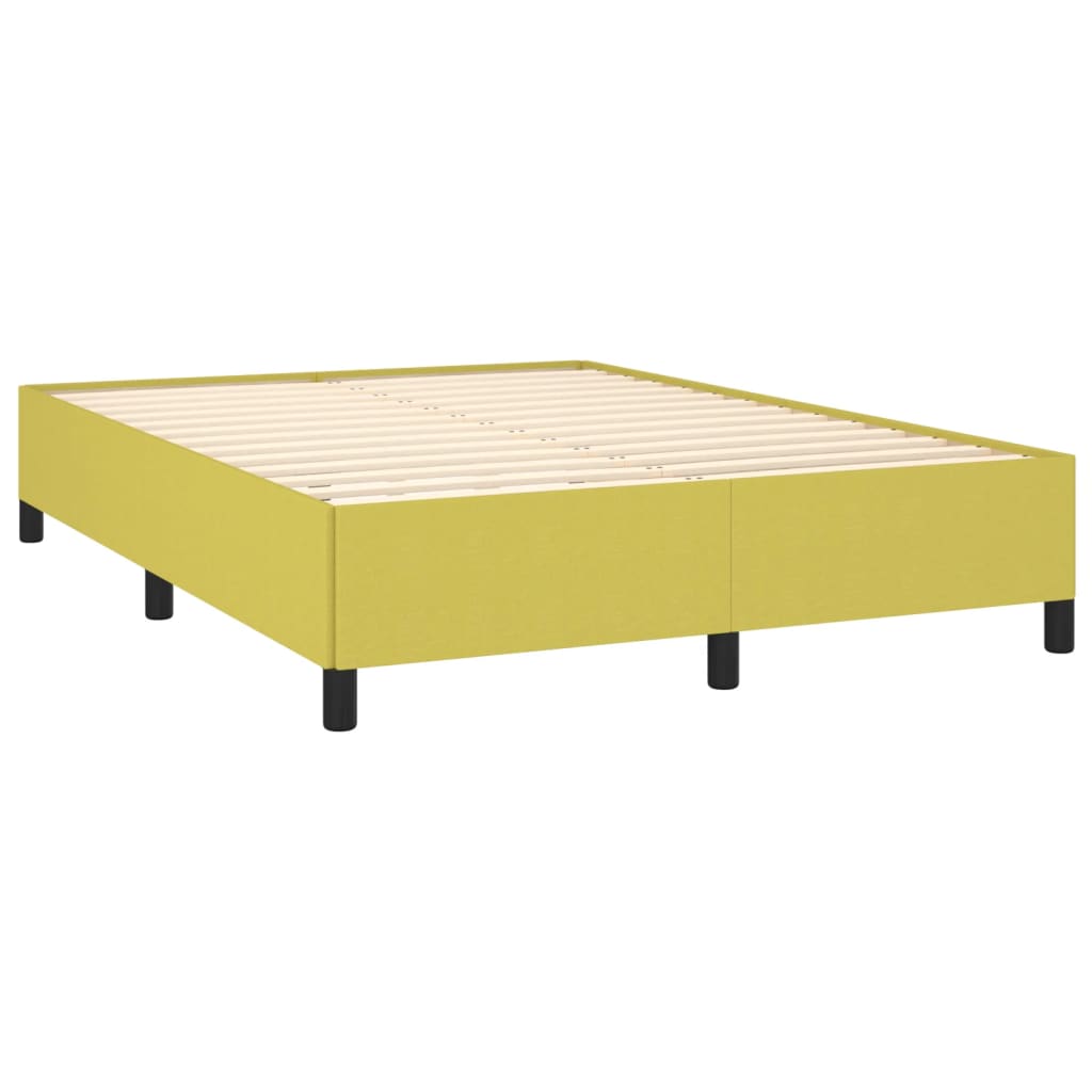 Estrutura de cama 140x190 cm tecido verde