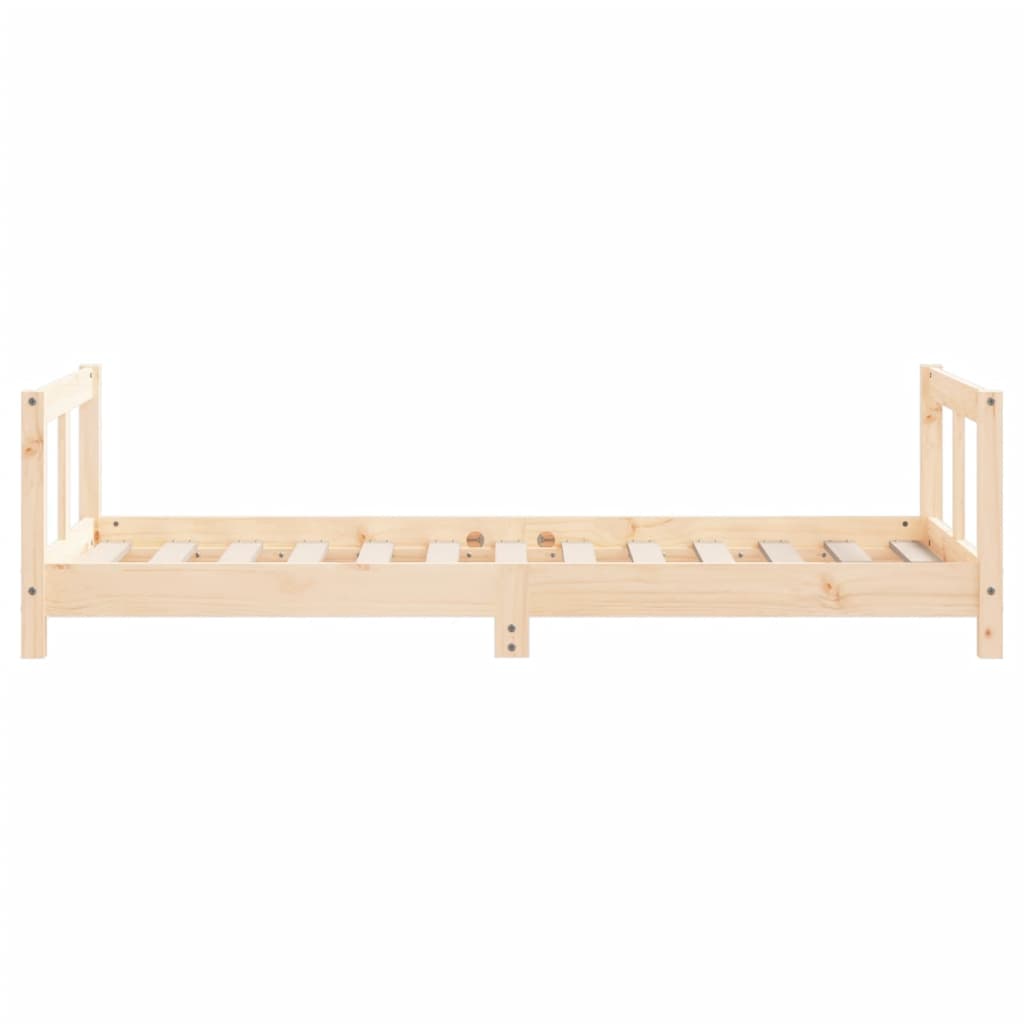 Estrutura de cama infantil 80x160 cm pinho maciço