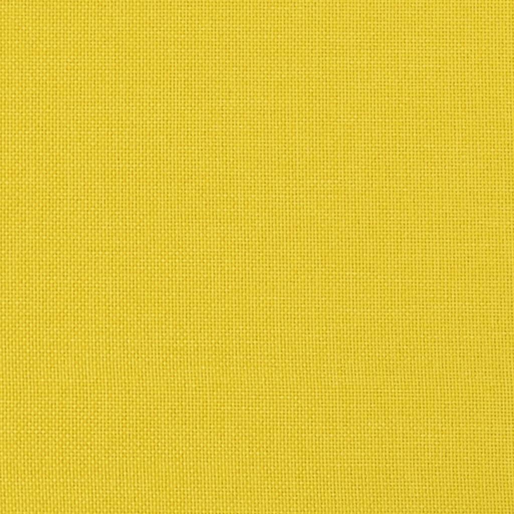 Cadeira lounge 52x75x76 cm tecido amarelo-claro