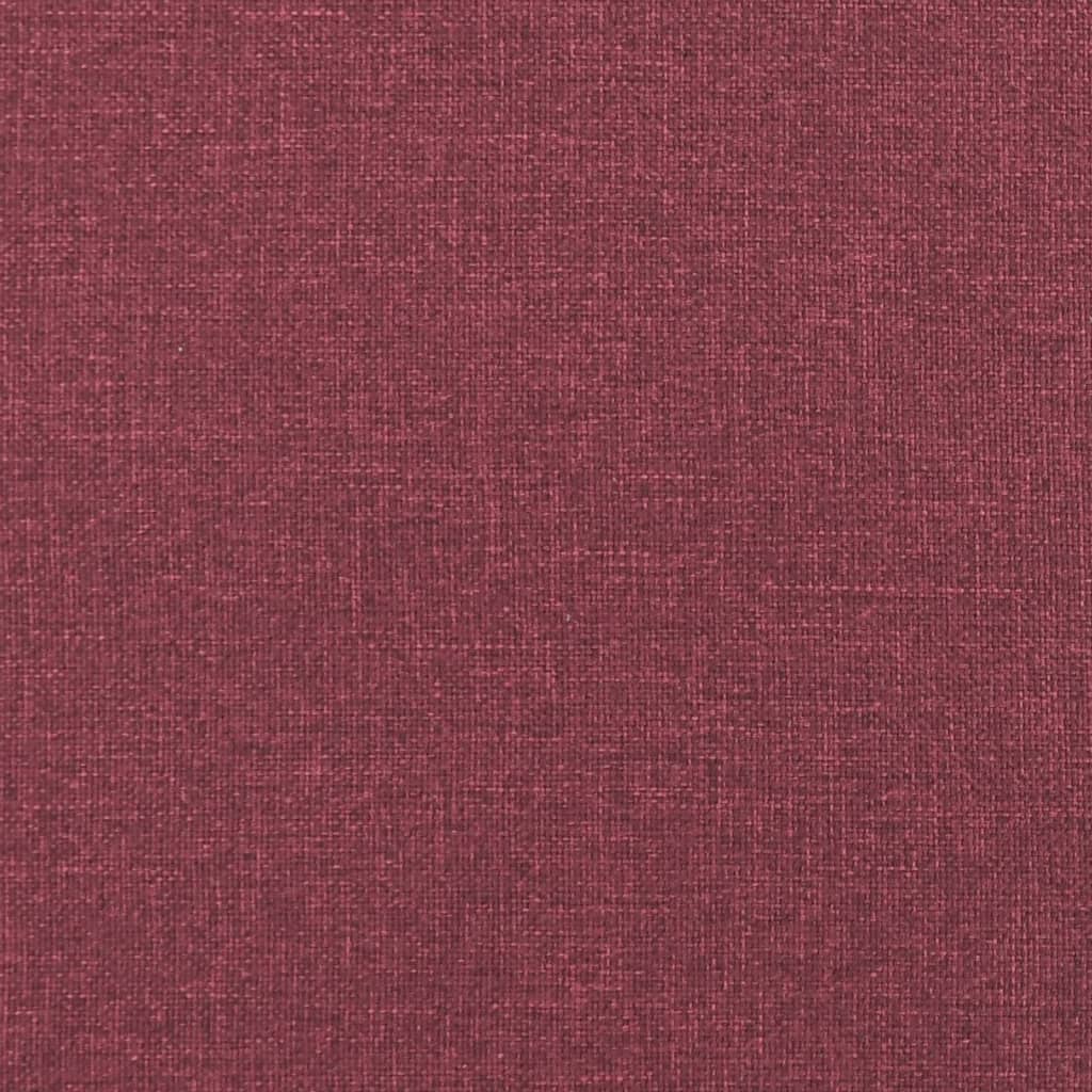 Banco 100x75x76 cm tecido vermelho tinto