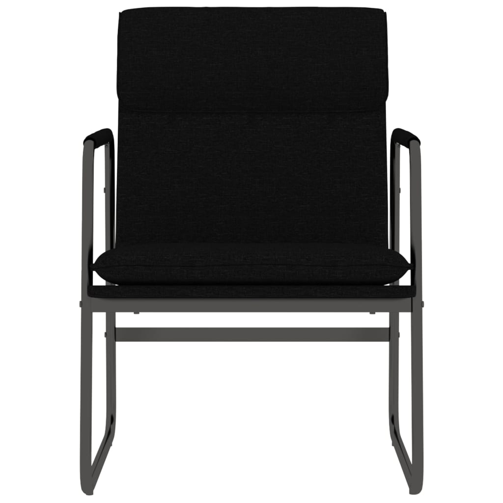 Cadeira lounge 55x64x80 cm tecido preto