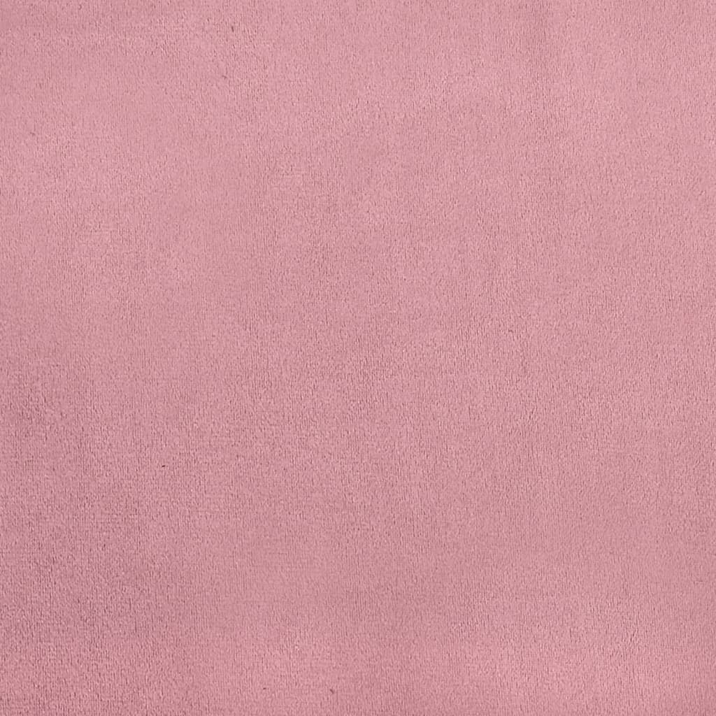 Cadeira com apoio de braços 63x76x80 cm veludo rosa