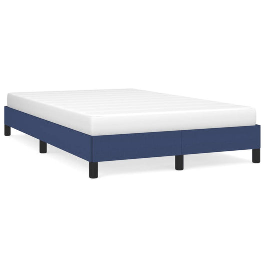 Estrutura de cama 120x190 cm tecido azul