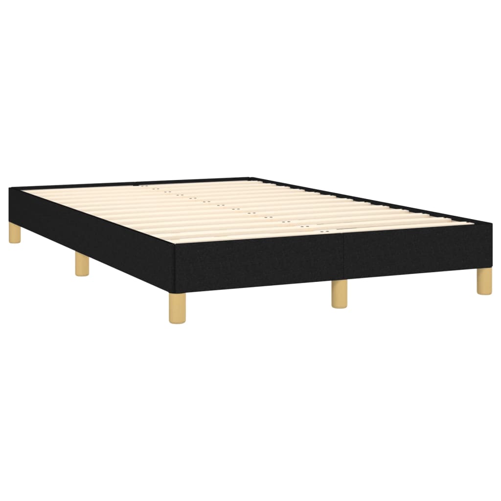 Estrutura de cama 120x190 cm tecido preto