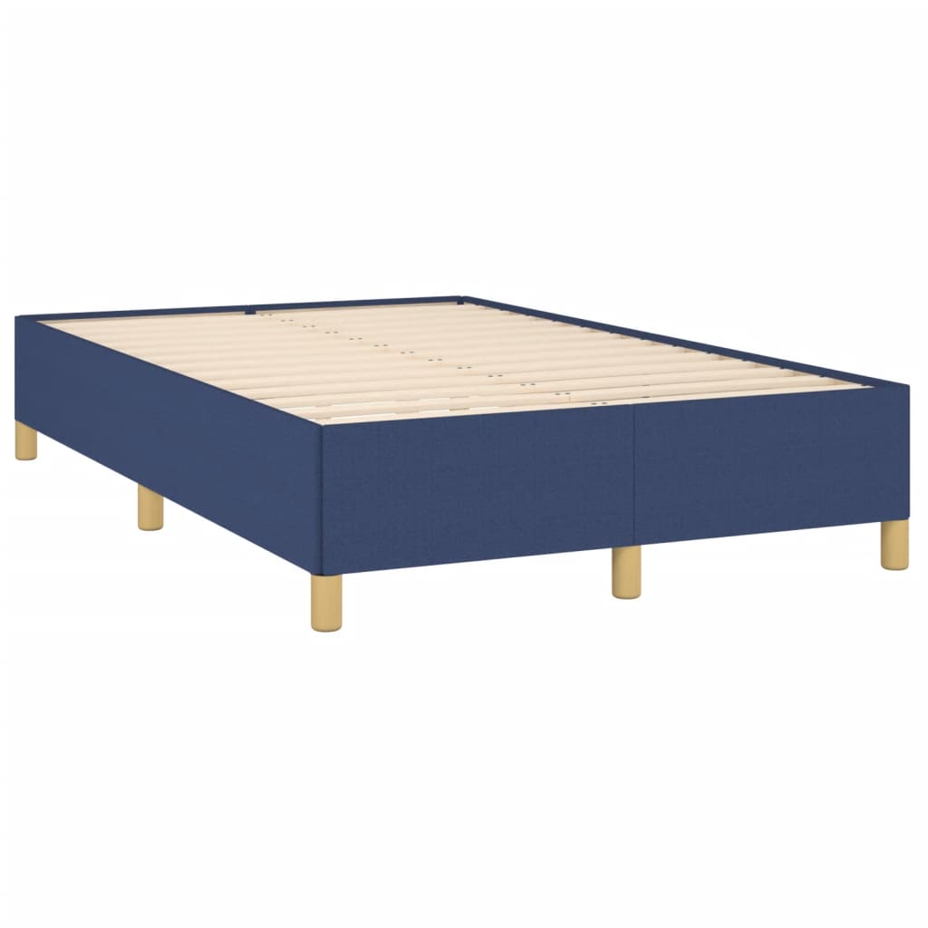 Estrutura de cama 120x190 cm tecido azul