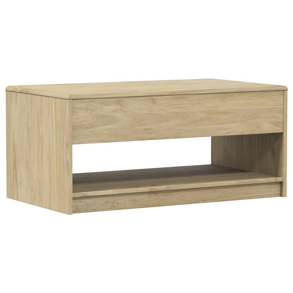 Mesa de centro SAUDA 99x55x45 cm pinho maciço cor carvalho