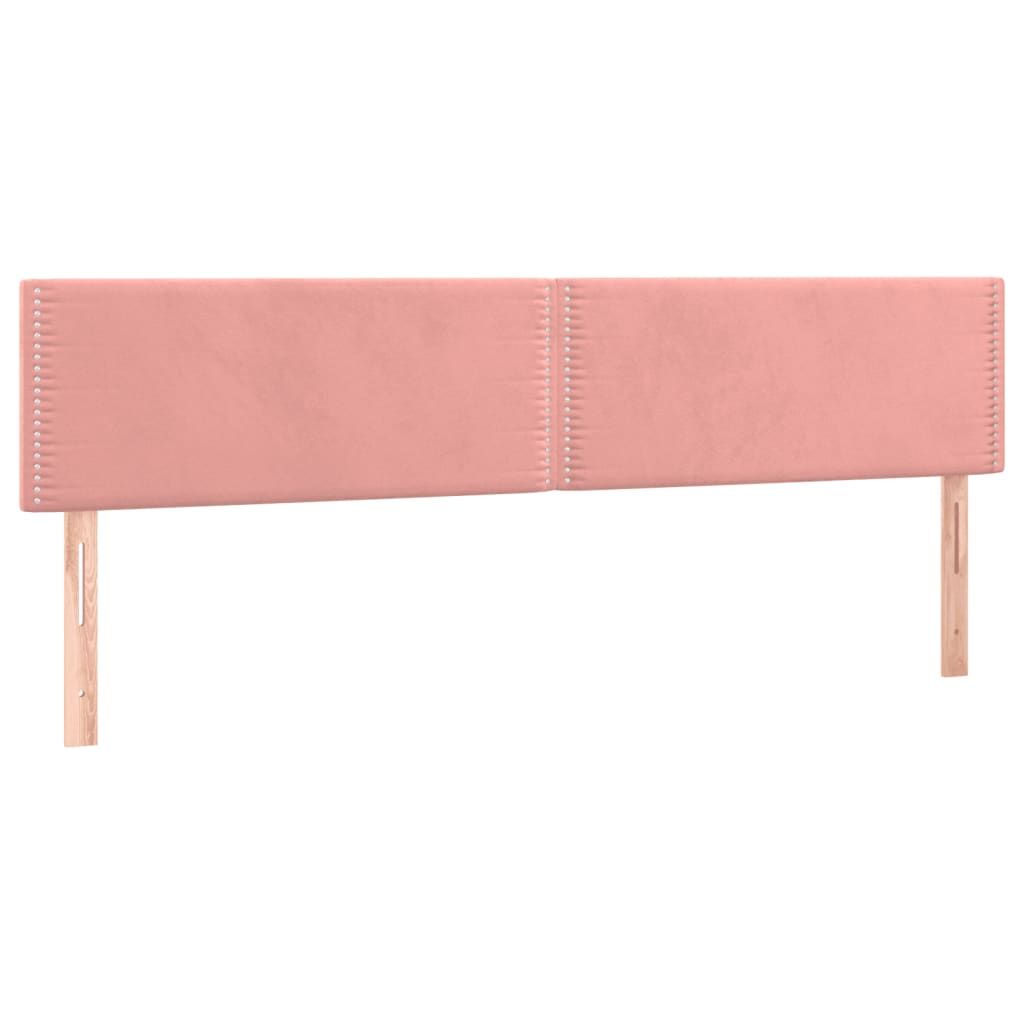 Cama box spring c/ colchão luzes e LED 120x190 cm veludo rosa