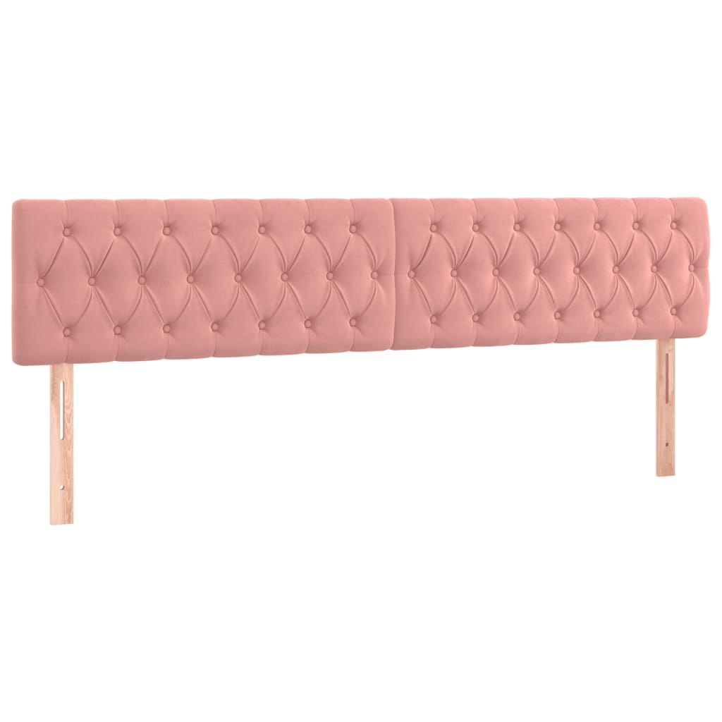 Cama box spring c/ colchão luzes e LED 120x190 cm veludo rosa