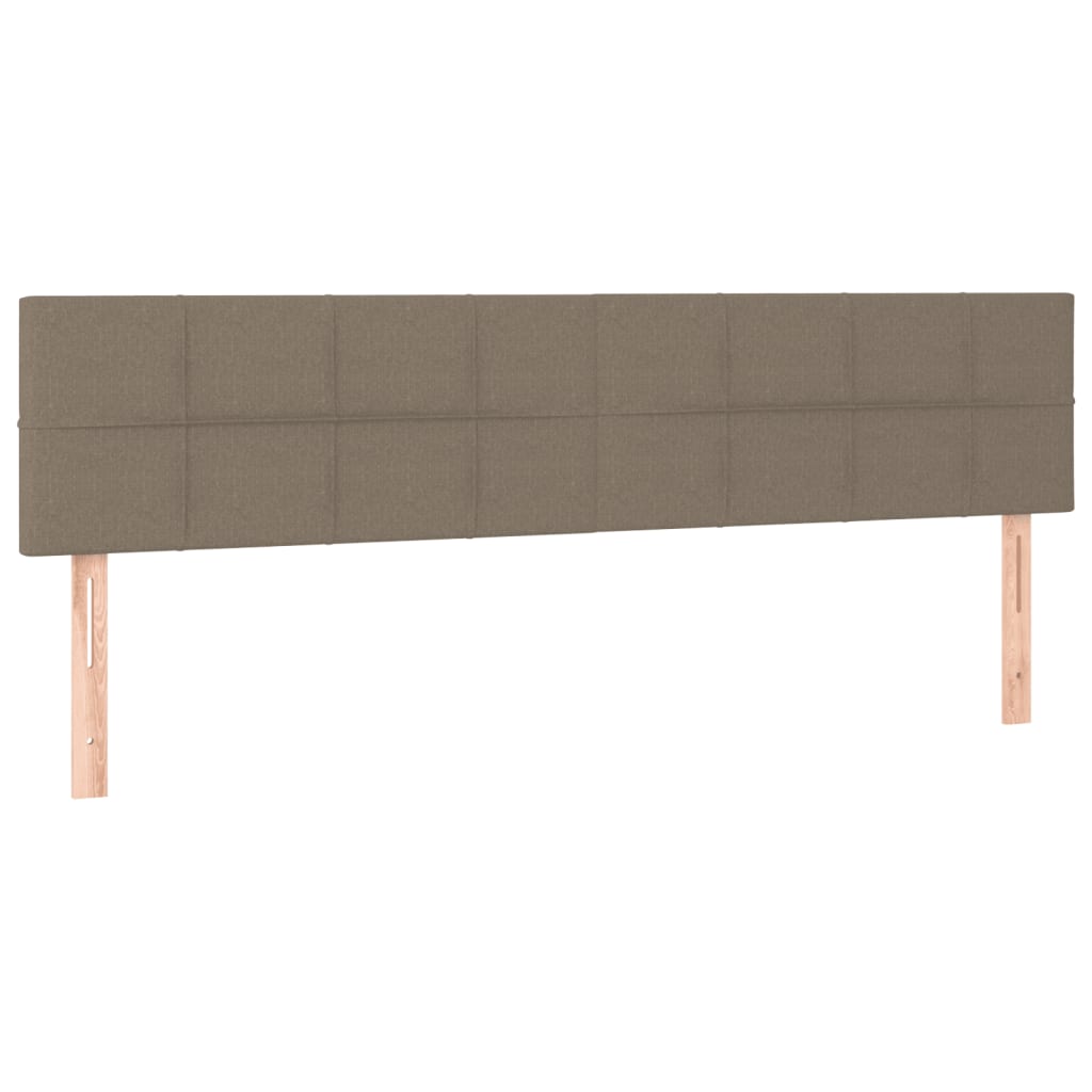 Estrutura cama c/ cabeceira 120x190 cm tecido cinza-acastanhado